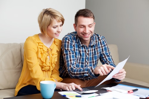 couple learning preapproved mortgage