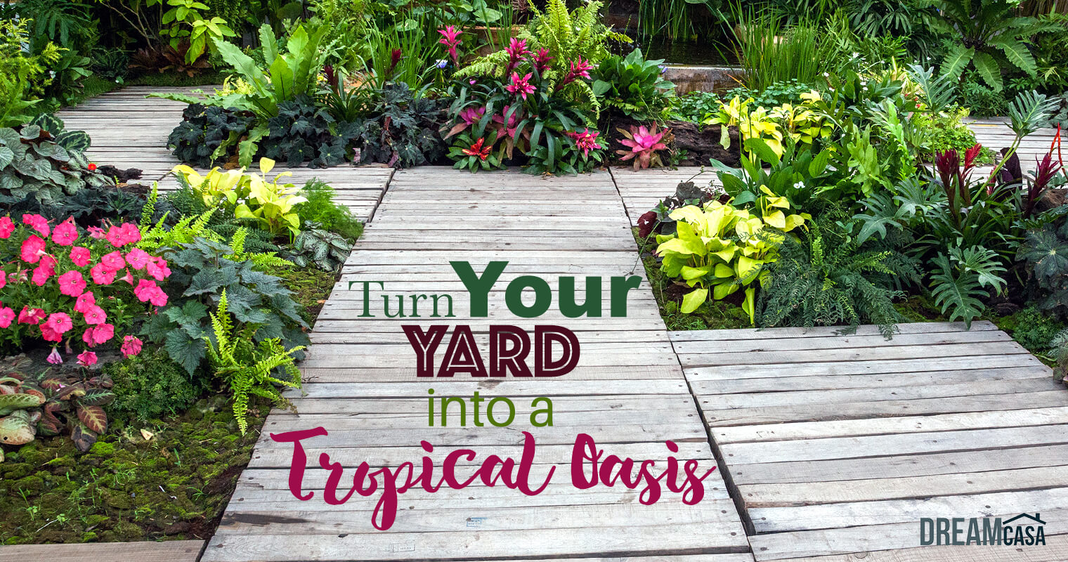 Turn Your Yard into a Tropical Oasis